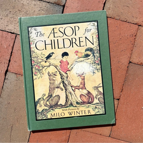 1993 The Aesop for Children Fables Fox Lion Rooster Animals Satyr Milkmaid - Picture 1 of 15